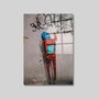 Wallity Cuadro Decorativo de Vidrio Templado Banksy 30 x 45 cm
